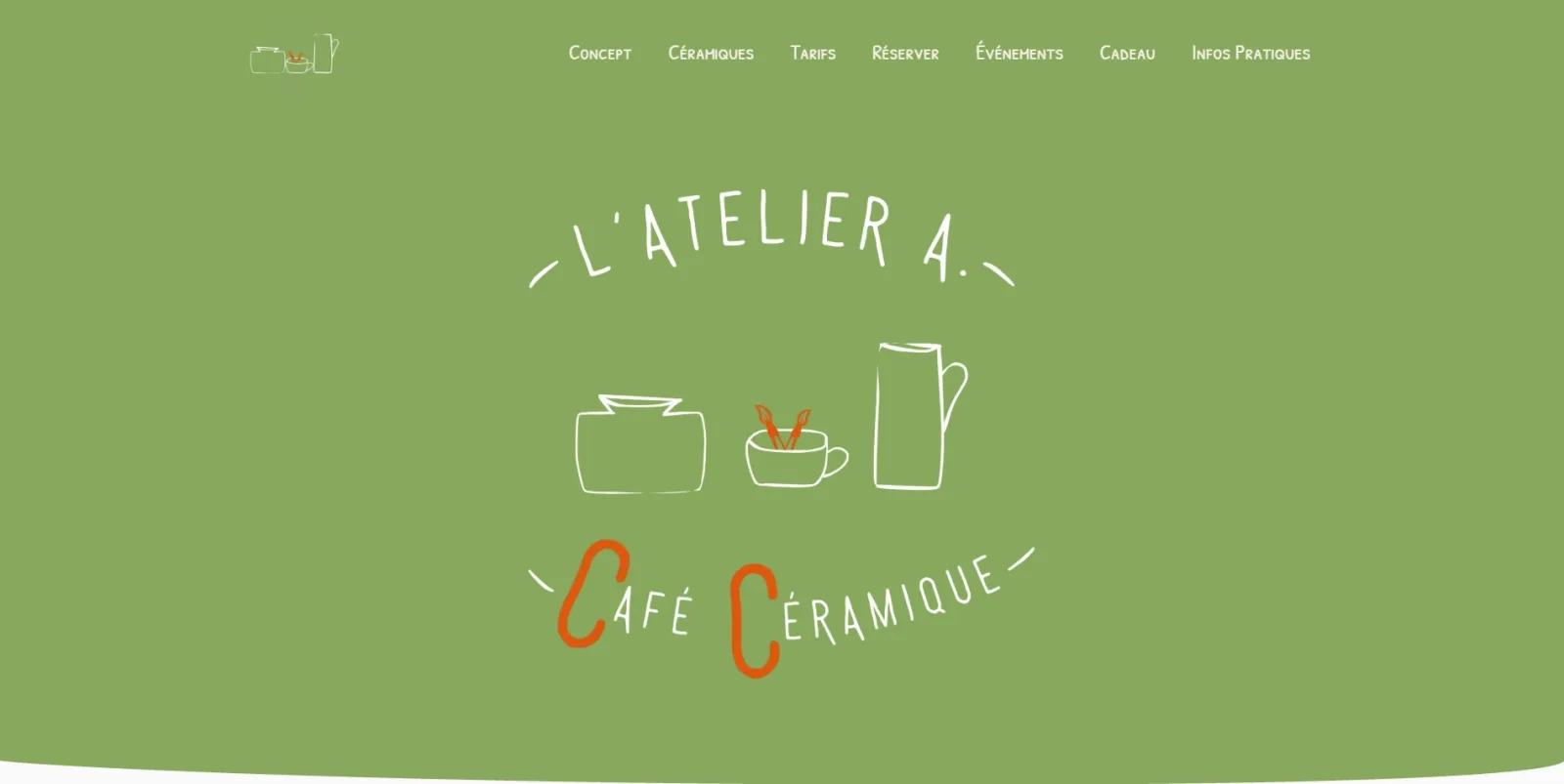 Aperçu du site L'Atelier A.