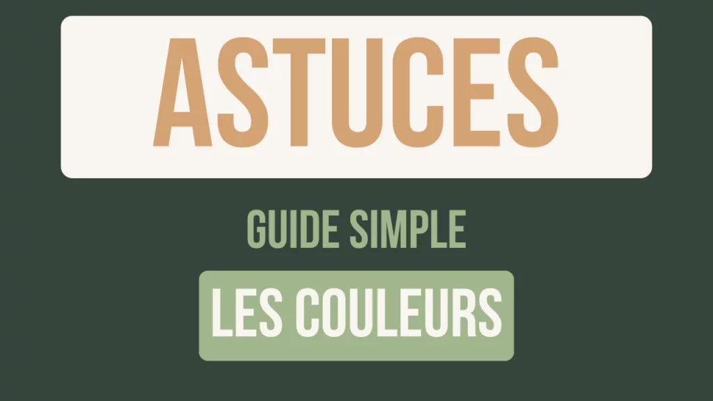 wordpress les couleurs