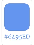 charte graphique couleur bleue
