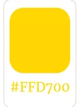 charte graphique couleur jaune