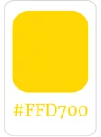 charte graphique couleur jaune