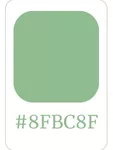 charte graphique couleur verte