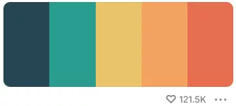 charte graphique palette couleur coolor