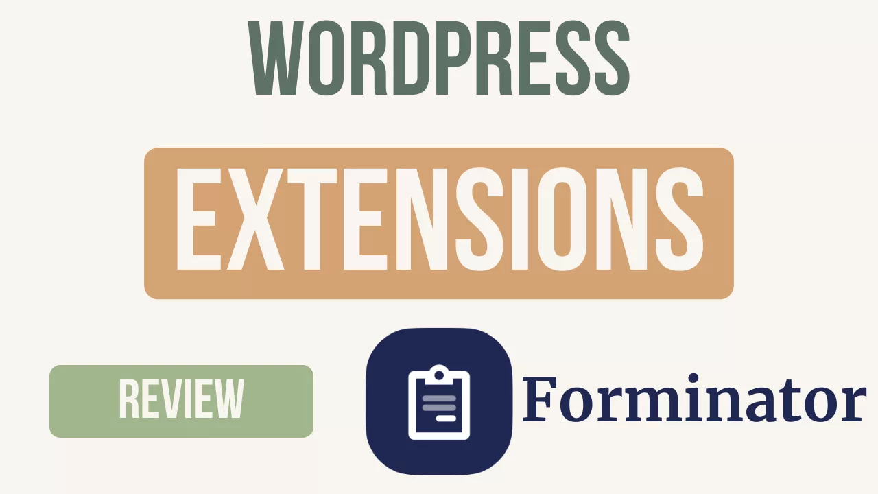 WordPress Extension Forminator